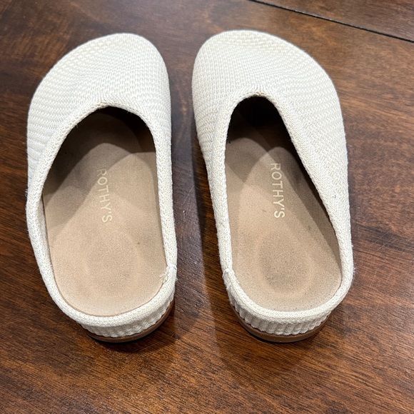 Rothy's Cream Women's Clogs - Picture 4 of 8